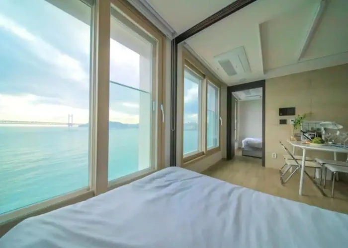 Apartamento #busan #gwangalli #cozystay #gwanganbridge #sunrise #oceanview