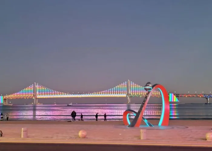#busan #gwangalli #cozystay #gwanganbridge #sunrise #oceanview Apartamento